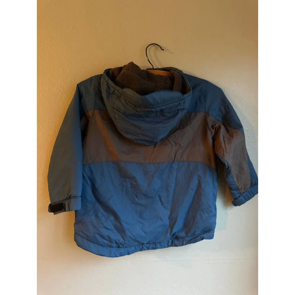 Old Navy Kids Jacket‎ Zip Up Hooded Waterproof Navy Boy's XS